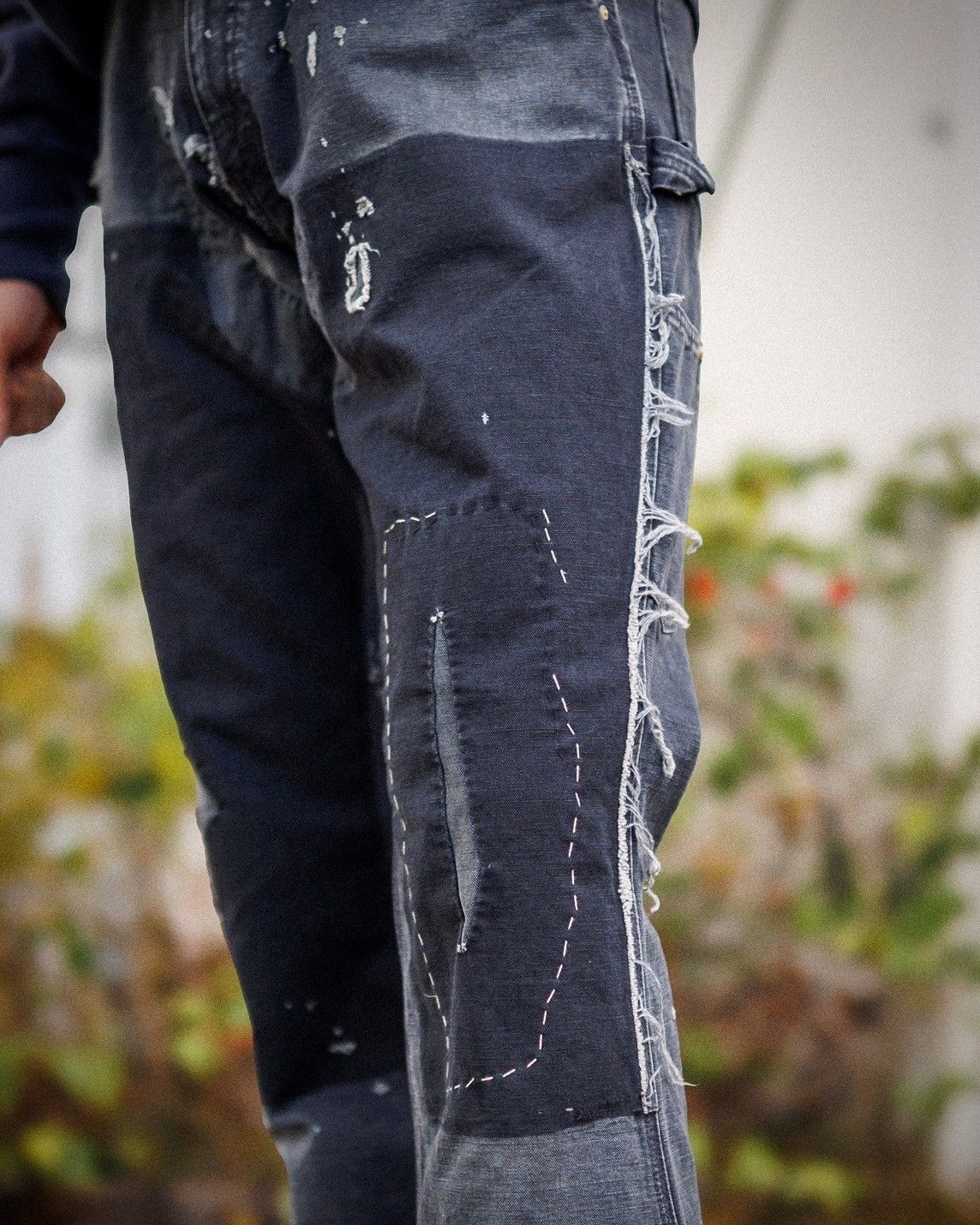 SAINT M×××××× - セントマイケル24AW DENIM DOUBLE KNEE (SM-YS1