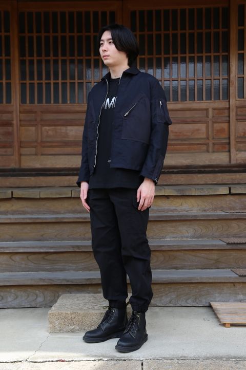 JUNYA WATANABE CDG MAN ウールラミートロ×ウールトロ×綿リネンカルゼブルゾン style.2021.3.7