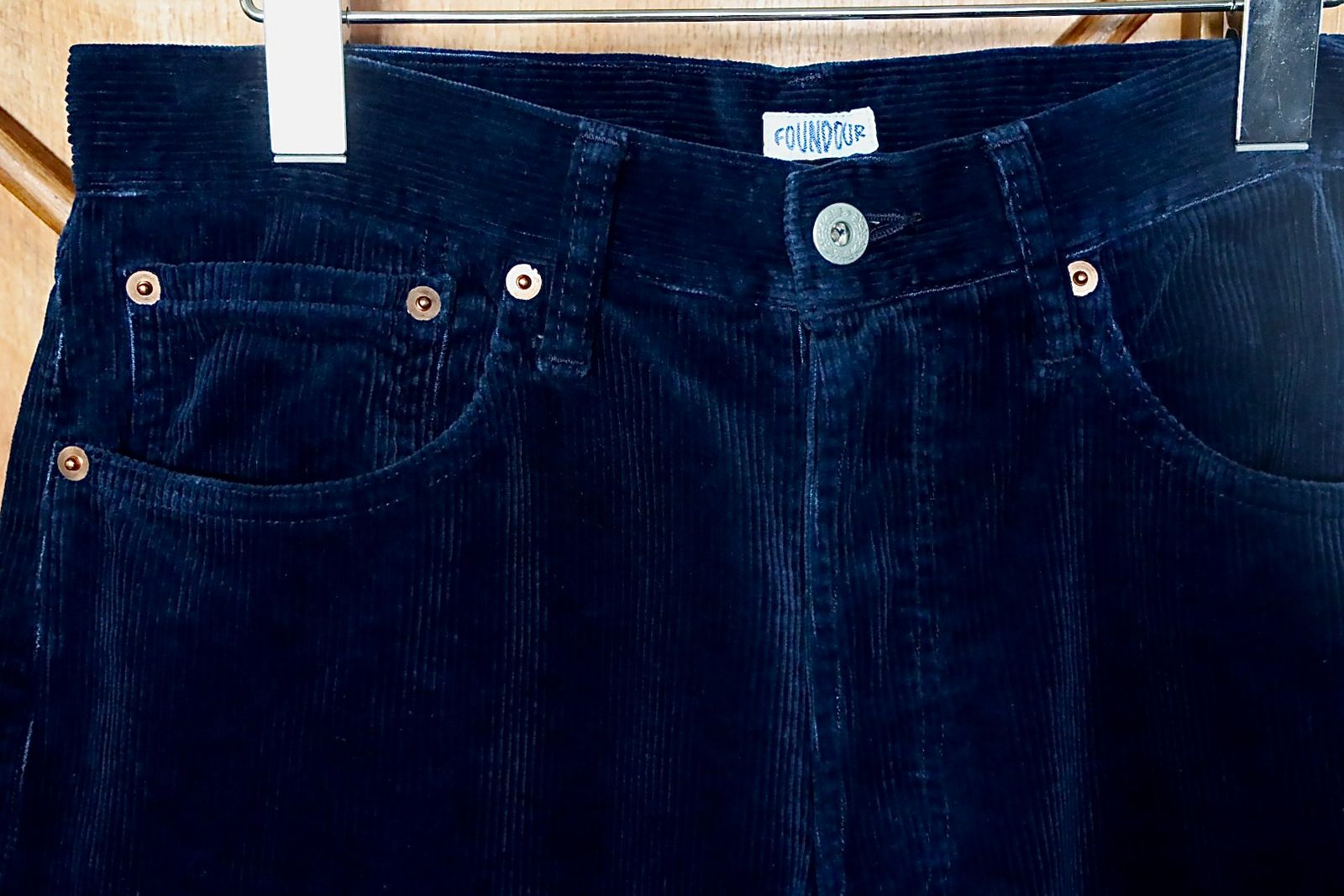 ファウンダ 25AW CORDUROY PANTS(015FD252020)INDIGO☆新作発売！