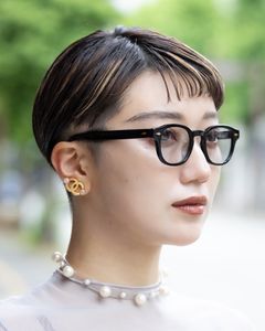 ノチノオプティカル NOCHINO-N1 #1.GLOSS BLACK × CLEAR to GREY (調光モデル)