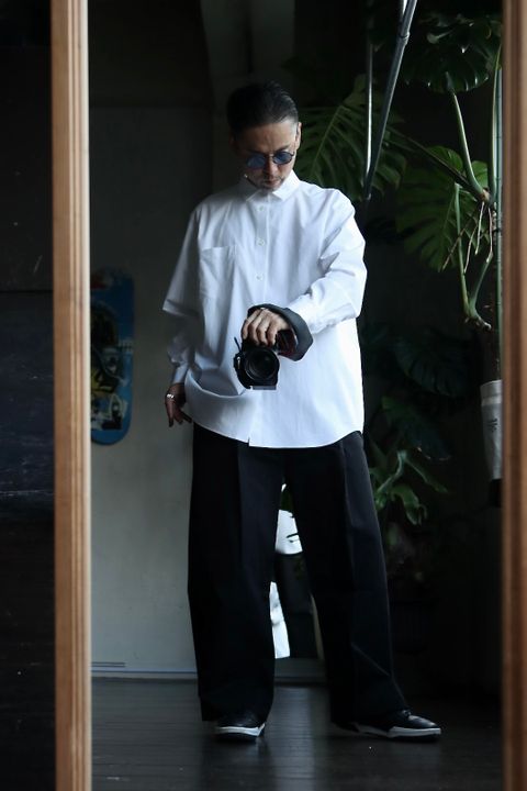 ATON 23SS SUVIN BROAD STANDARD SHIRTスタイル