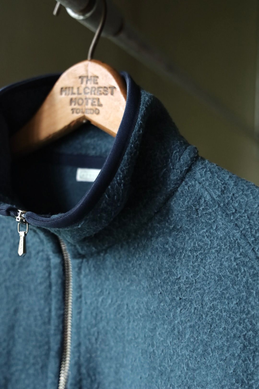 アプレッセ 2026 STYLE2 Vintage Silk Fleece Harf ZIP Jacket(26AAP-01-29)BLUE☆10月17日(土)新作発売！