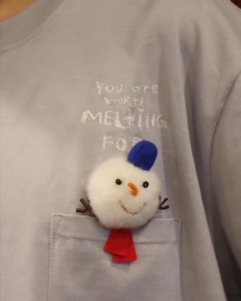 doublet 2023ss T-SHIRT WITH SNOWMAN style.2023.1.14