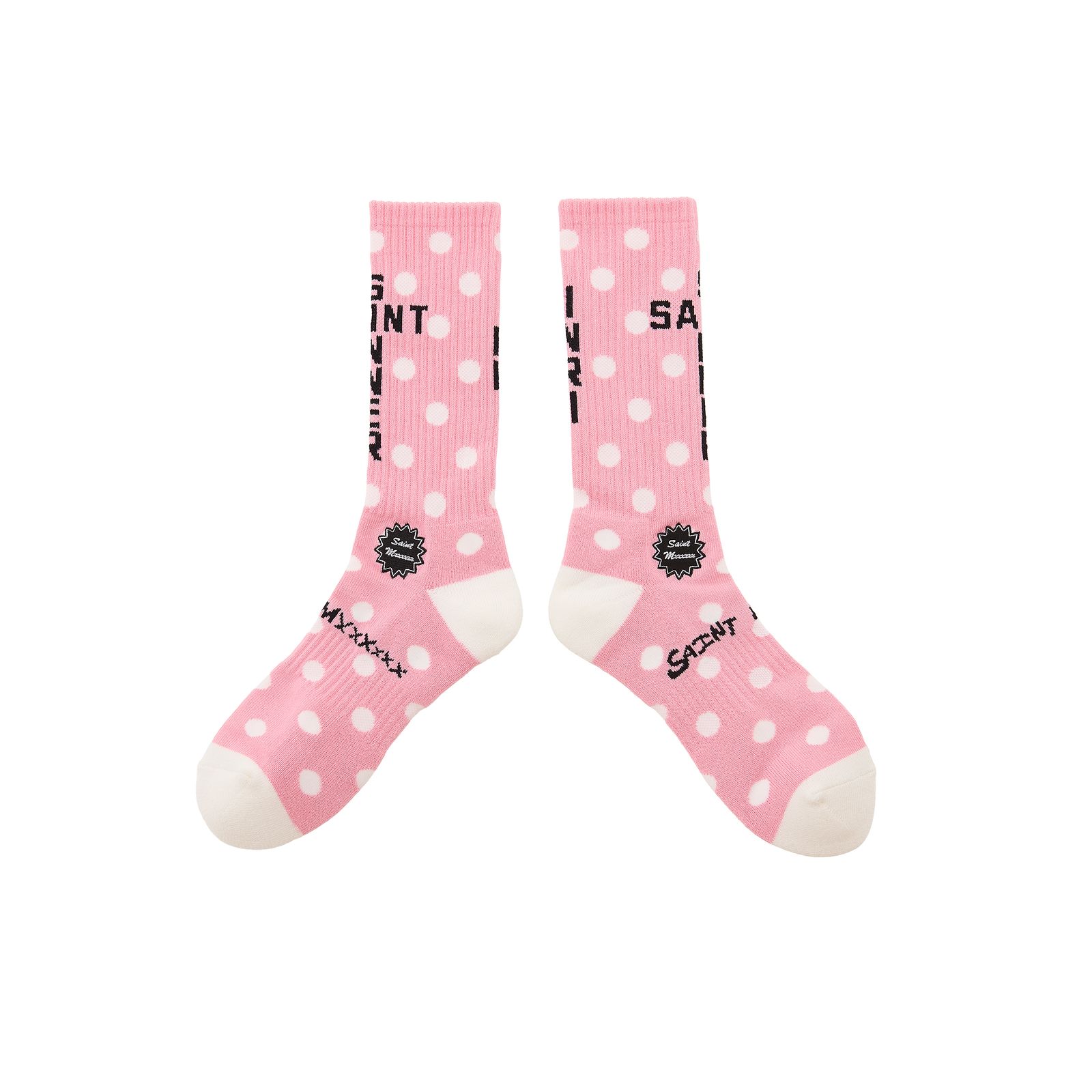 セントマイケル 26SS DOT SOCKS(SM-MK8-0000-105)PINK+WHITE★1月10日(土)発売！