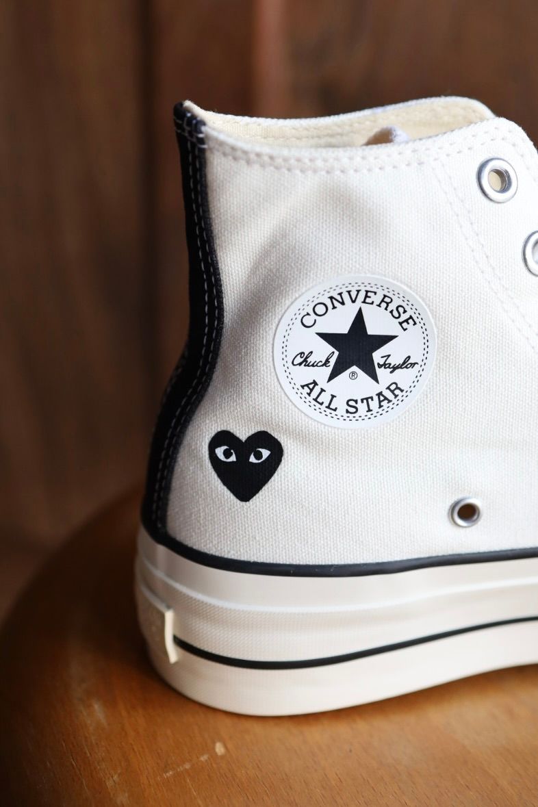プレイコムデギャルソン PLAY CONVERSE CHUCK TAYLOR(AZ-K124-001-2)WHITE