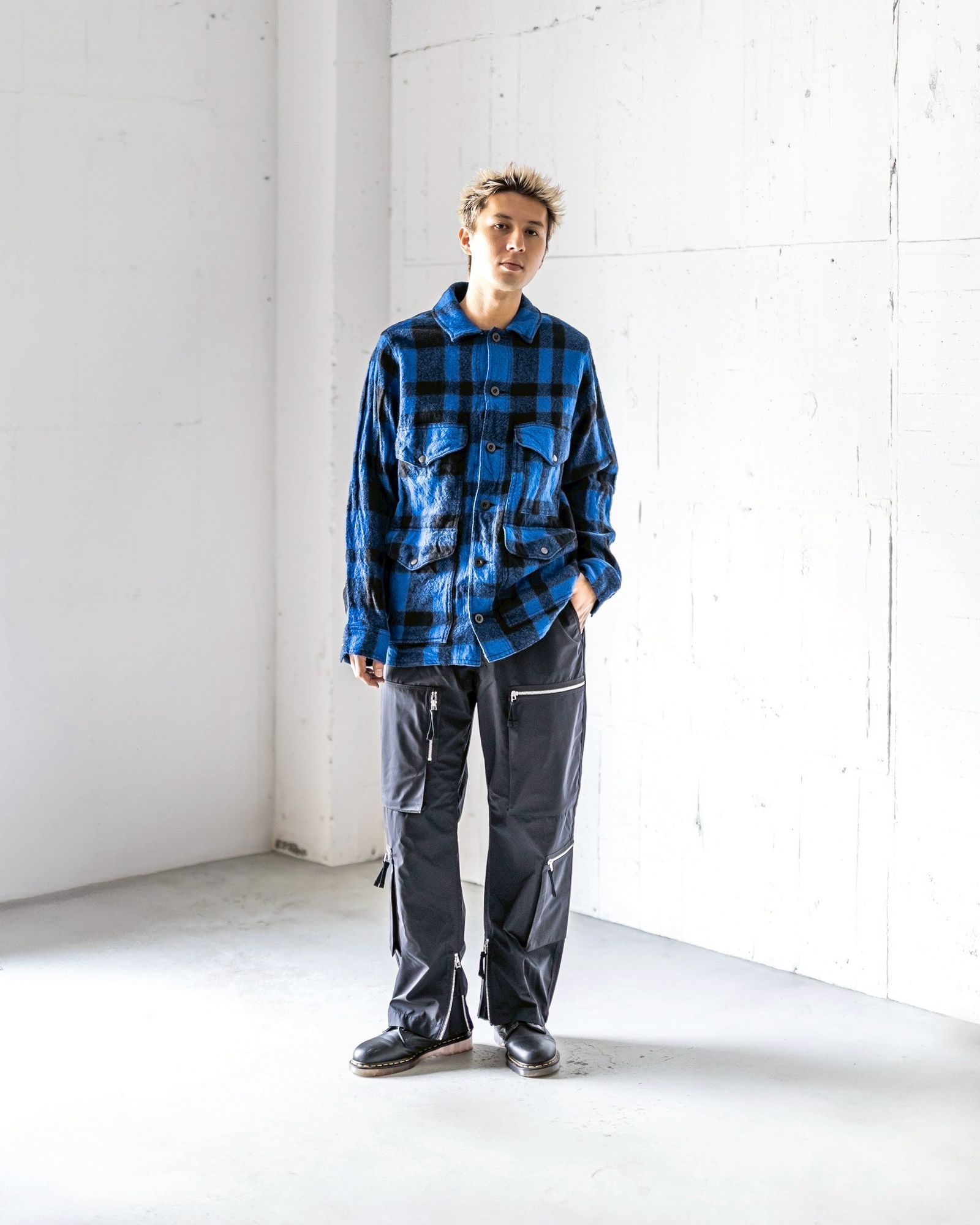 コムデギャルソン　23aw 縮絨ジャケット COMME des GARCONS HOMME 23AW ウールサージ縮絨ジャケット