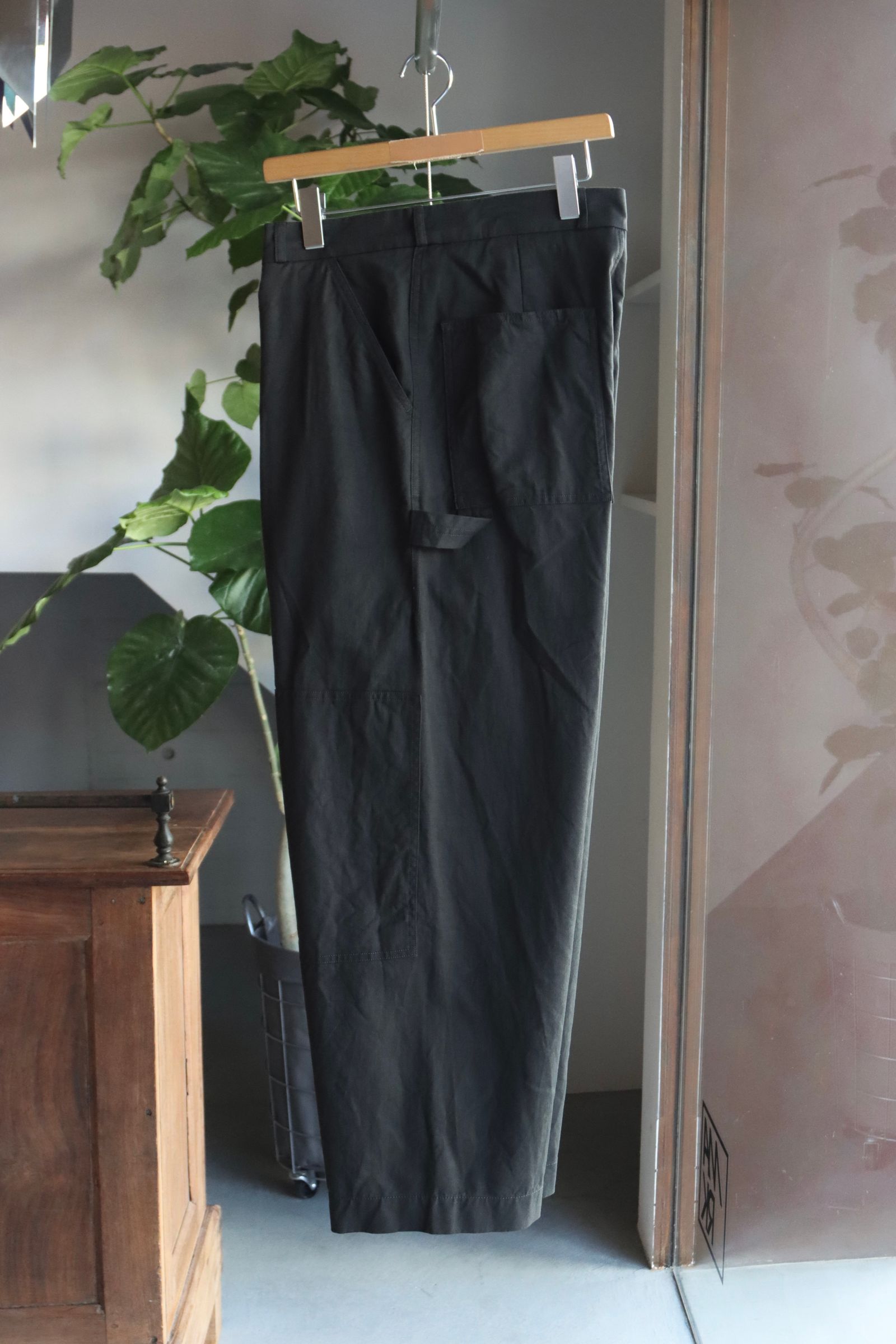 blurhms 25FW Cotton Serge Work Pants(BHS25F028)InkBlack