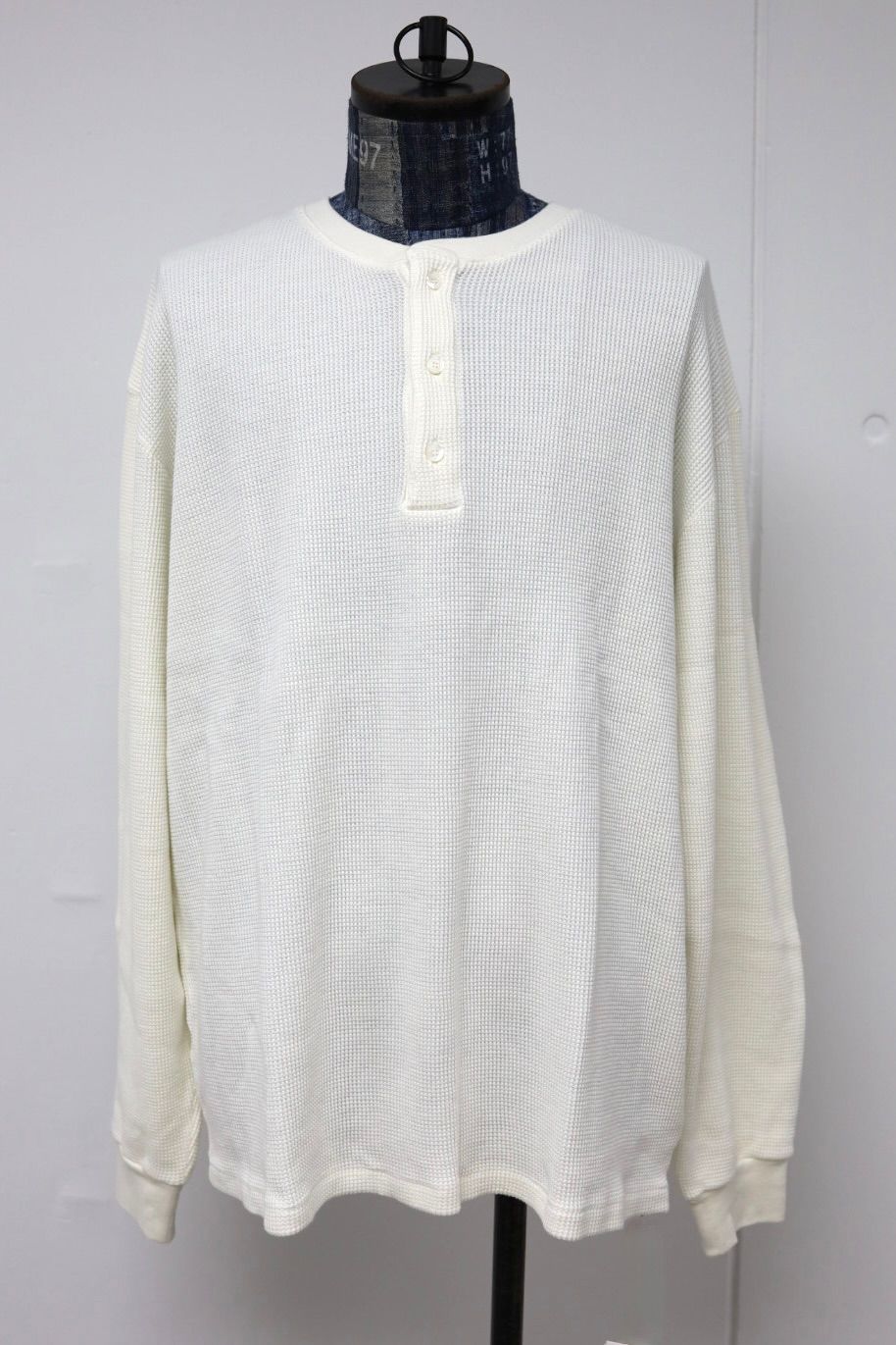 アプレッセ 2026 STYLE2 Cashmere Blend Wafflel L/S Henley Neck Shirts(26AAP-05-03) WHITE☆6月6日(土)発売！