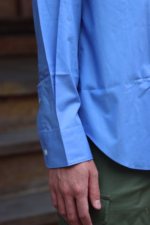 Comme Des Garcons Homme 綿ブロードロゴプリントシャツ(HH-B015-051) style.2020.9.5.