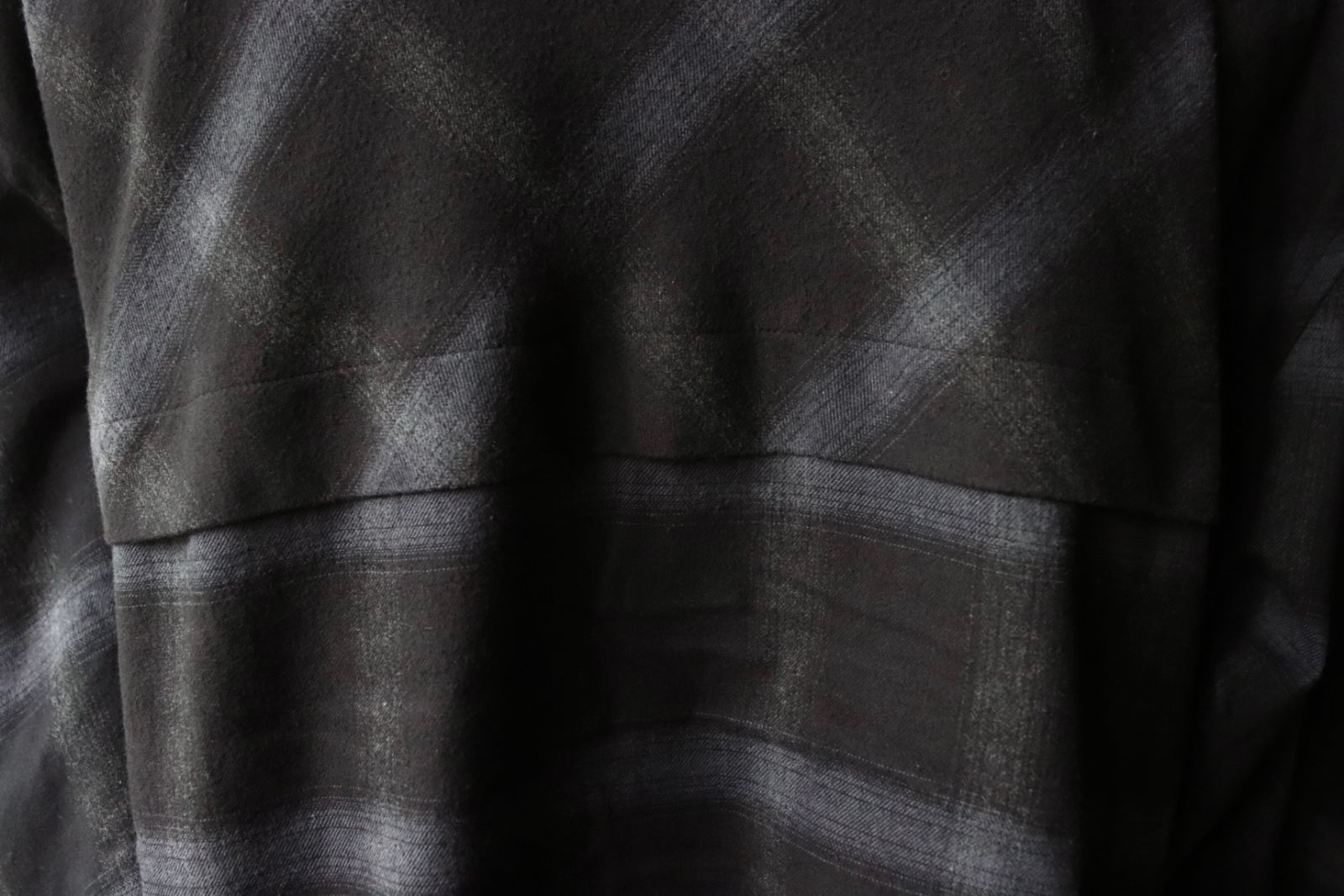 フレッシュサービス FLANNEL CHECK OVER YOKE SHIRT (FSC253-50129)BLACK★10月4日(土)発売！