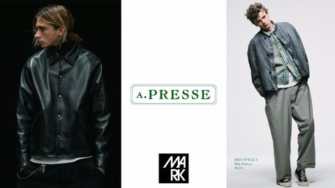 A.PRESSE 2025 Style2 10thデリバリー 10月11日(土)発売！ (店頭11:00、オンライン12:00発売)※更新10/10.16:00.