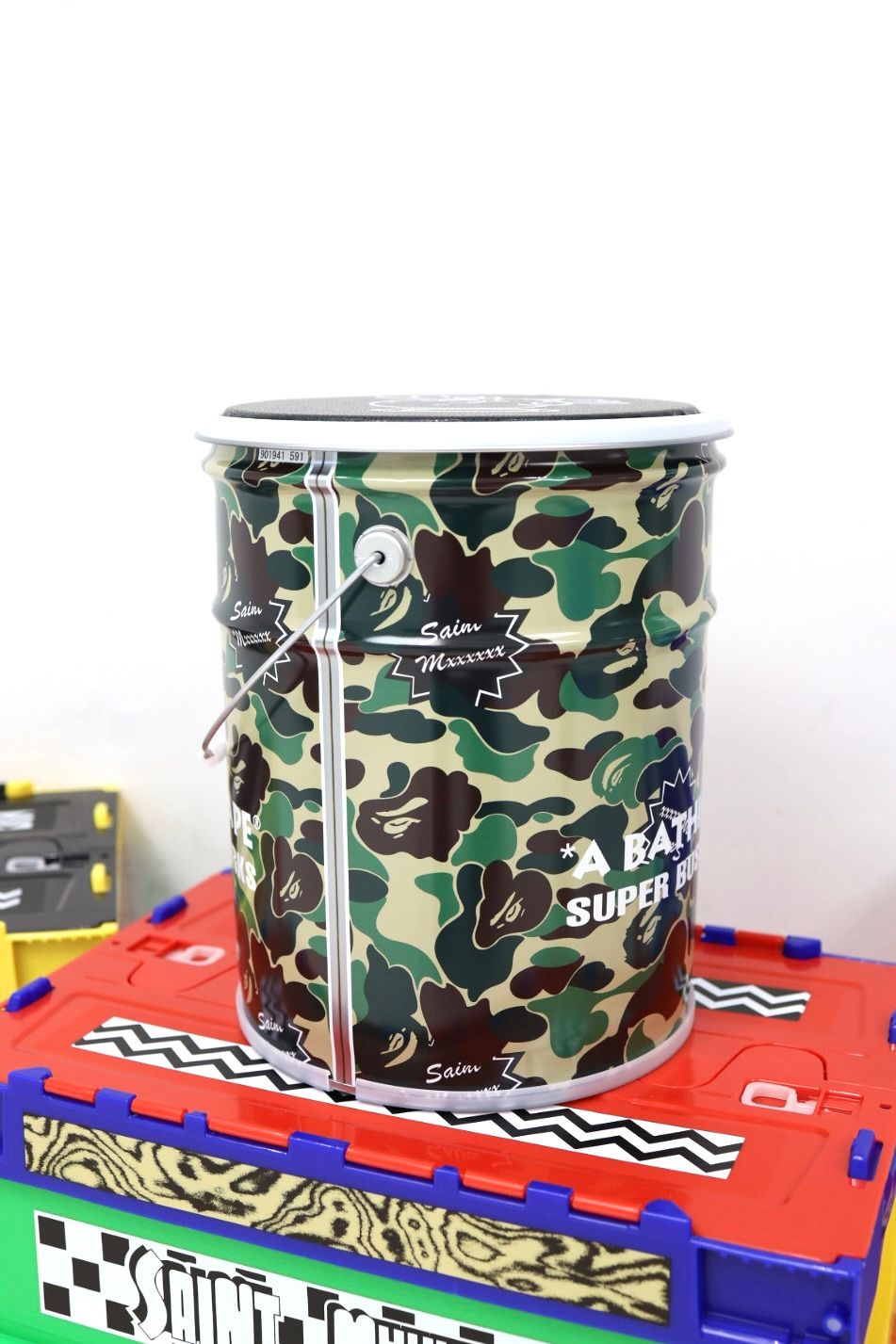 セントマイケル 26SS BAPE_CAN STOOL(SM-MK8-0000-C61)CAMO☆2月7日(土)発売！
