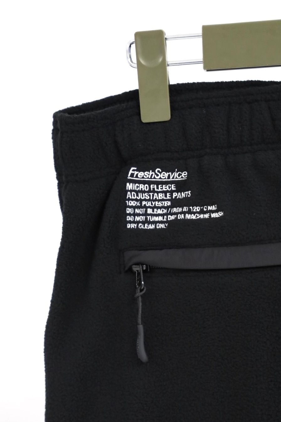 フレッシュサービス MICRO FLEECE ADJUSTABLE PANTS(FSC253-40193)BLACK★10月18日(土)発売！