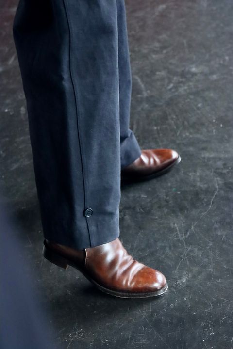 アプレッセ22FW Motorcycle Trousers"NAVY"スタイル