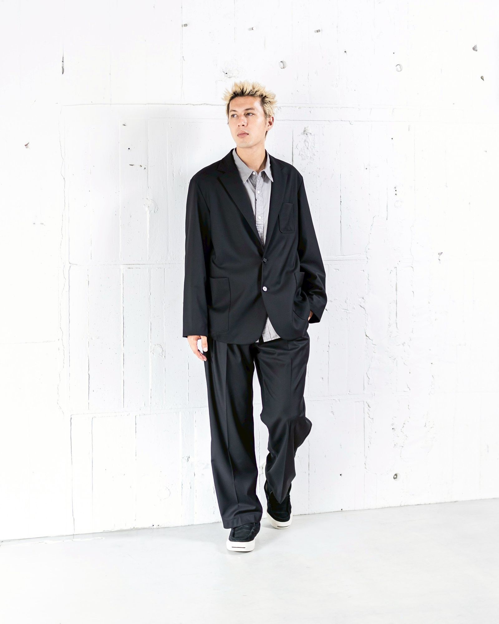 美品 A.PRESSE ハーフジップ ブラック1 A.PRESSE Vintage Half Zip Sweat shirt(BLACK)スタイル 8月24日