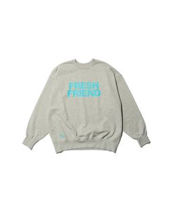 フレッシュサービス FRIEND EDITIONS LIGHT OZ CREW NECK SWEATER(FSC261-70093FE)H .GRAY☆3月14日(土)発売！