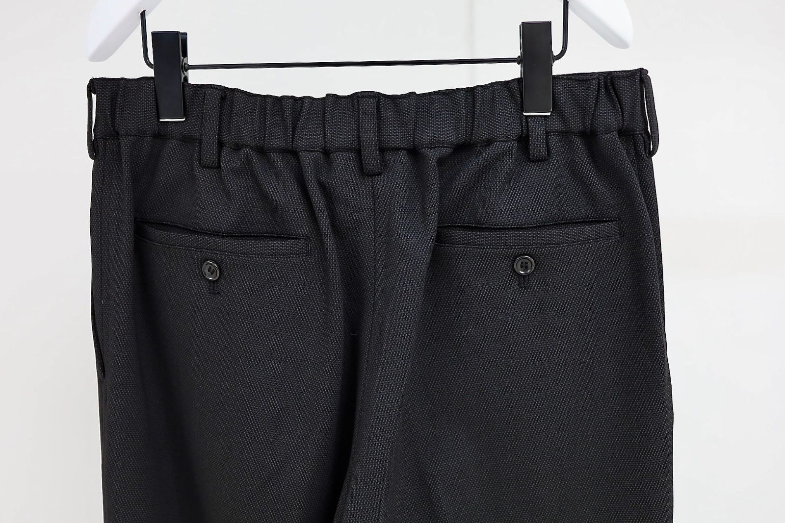 グラフペーパー 25AW SIDOGRAS Melange Ponte Wide Tapered Slacks(GM254-40051)BLACK☆11月29日(土)発売！