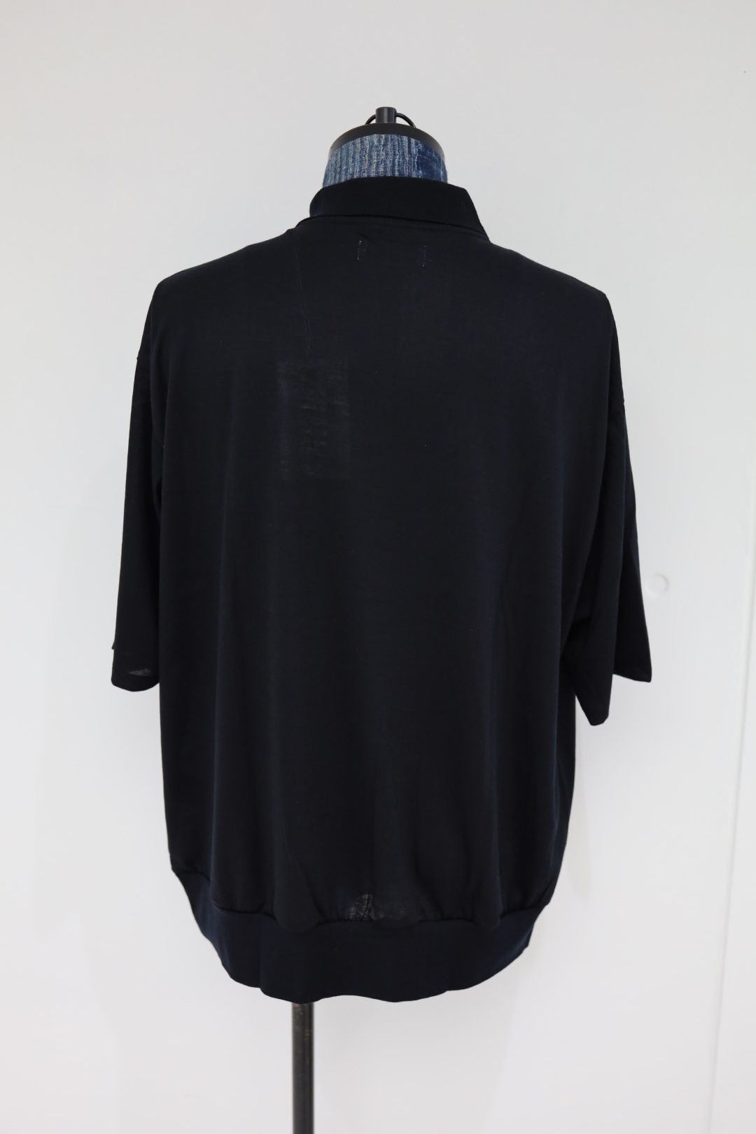 マーカ 26SS ワンボタンポロTシャツ ONE BUTTON POLO TEE S/S(M26A12CS01B)BLACK☆新作発売！