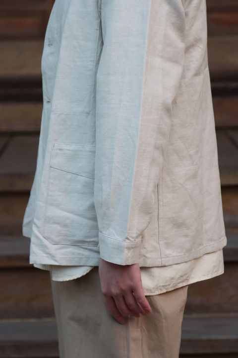 Ets.MATERIAUX  22SS French coveralls"OFF WHITE"style
