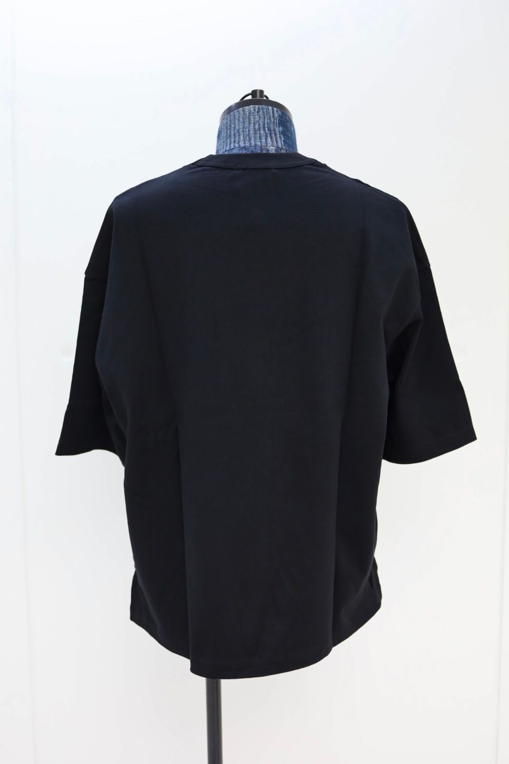 コムデギャルソンオム26SS 綿天竺×綿ニットTシャツ(HQ-T004-051)BLACK☆2月6日(金)発売