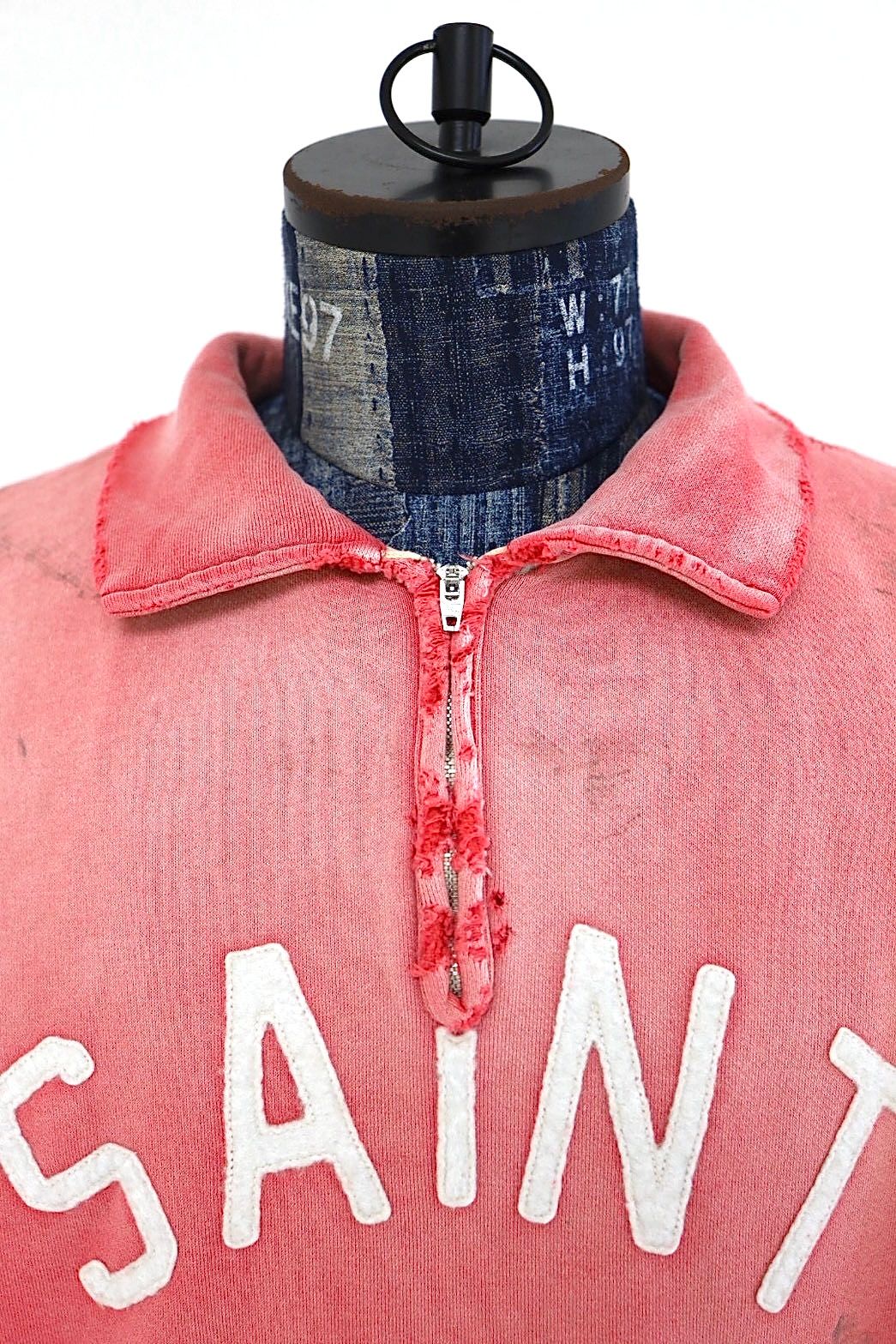 セントマイケル 26SS SAINT HALF ZIP SWEAT(SM-MK8-0000-053)RED☆4月11日(土)発売！