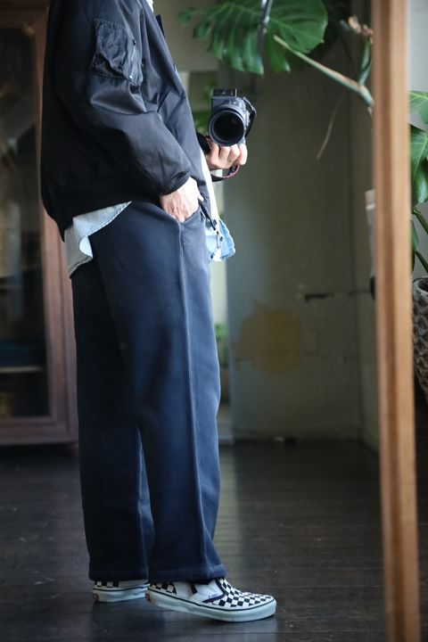 A.PRESSE Vintage Sweat Pantsスタイル