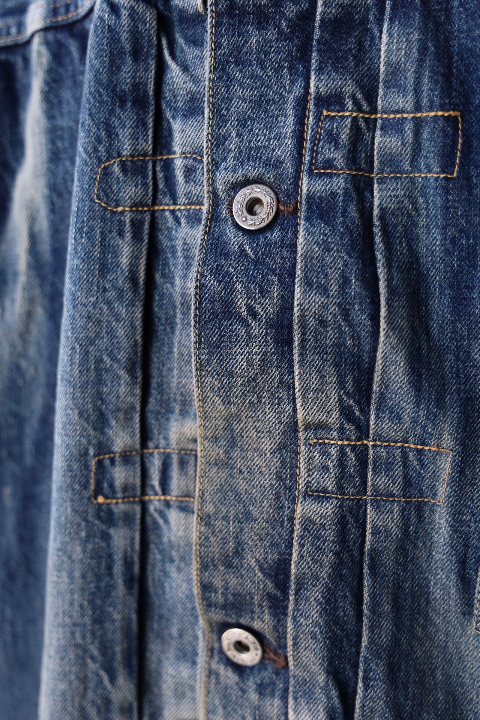 セントマイケル25SS ベルベルジン BJ_DENIM JACKET(SM-HR8-0000-C39)BLUE☆4月10日(木)再入荷！