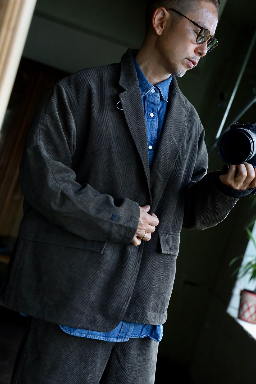 DAIWA PIER39 ECH LOOSE 2B JACKET CORDUROYスタイル.2025.8.23.