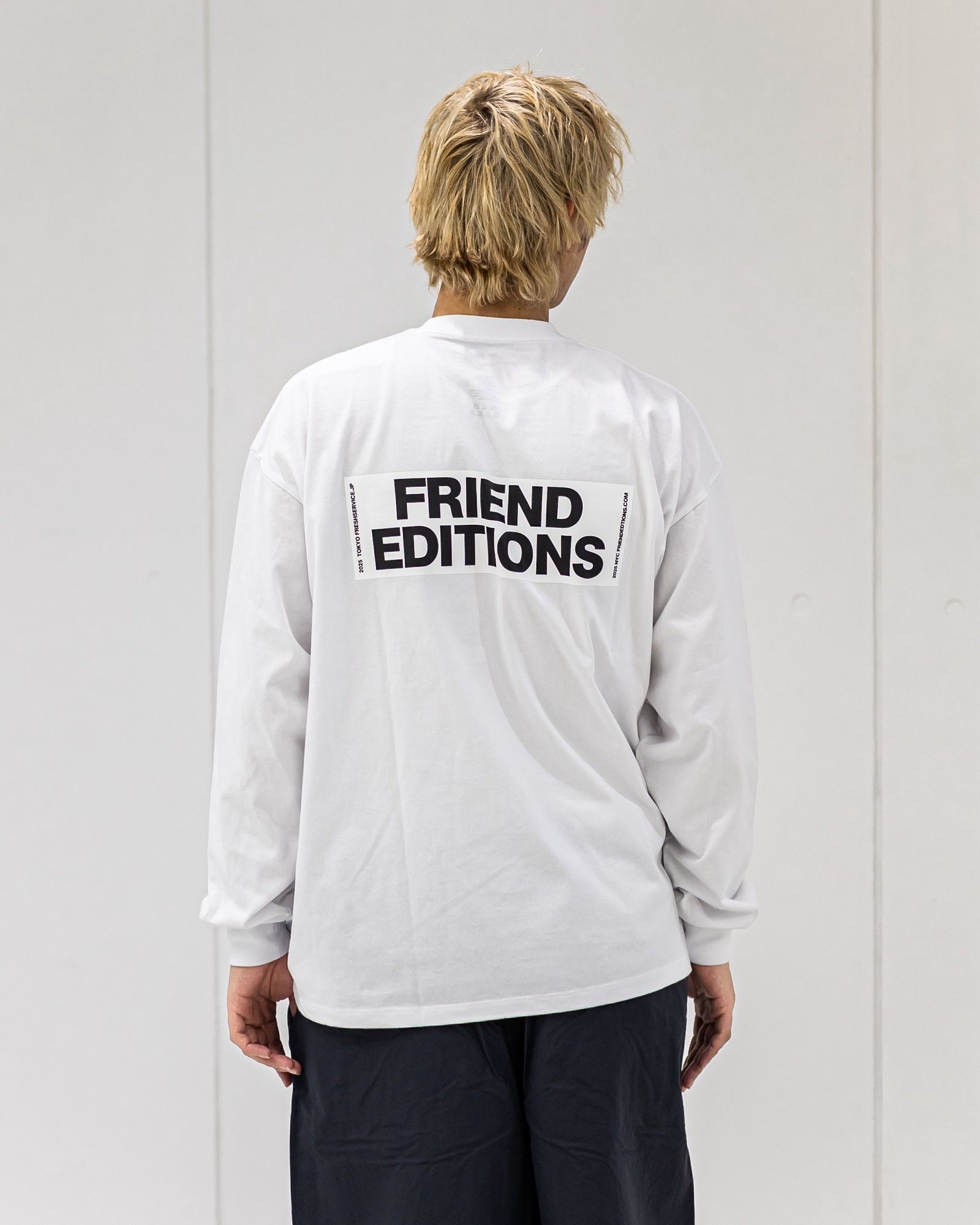 FreshService  FRIEND EDITIONS CORPORATE US TEE"NYC x TYO" (WHITE)新作発売！