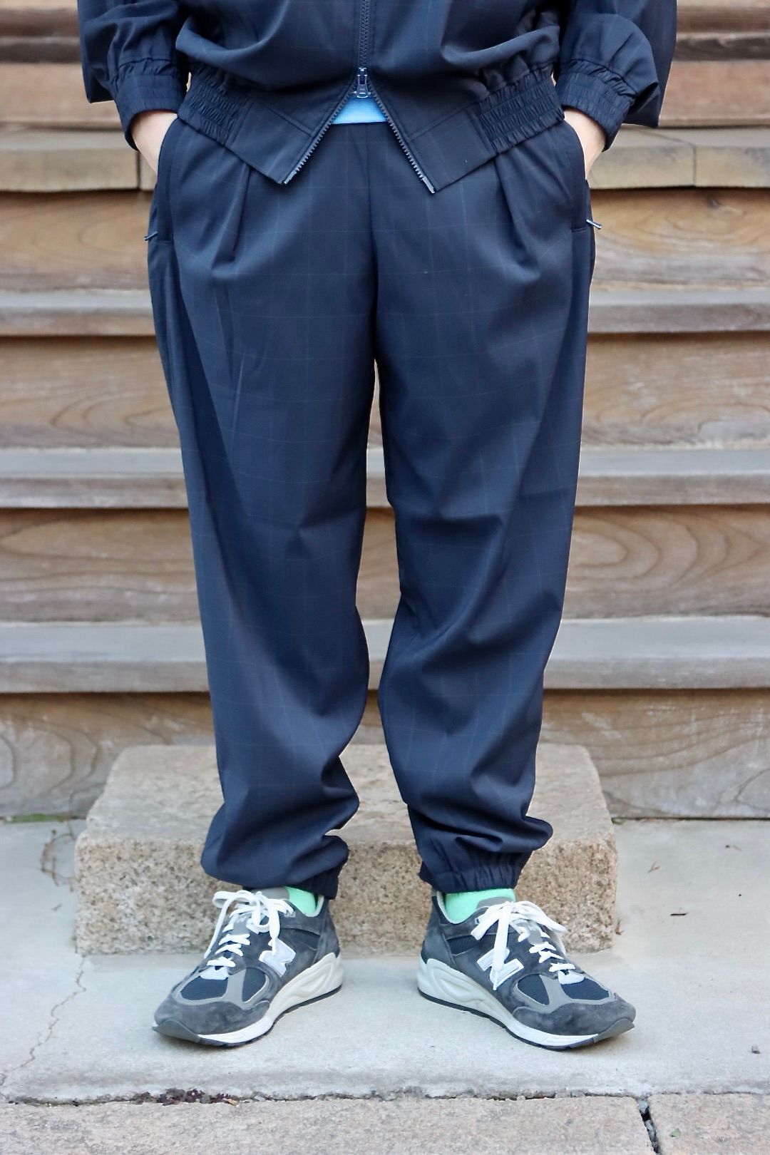 is-ness×NEAT LORO PIANA SPORT FABRICS JACKET"NAVY"イズネス22SS
