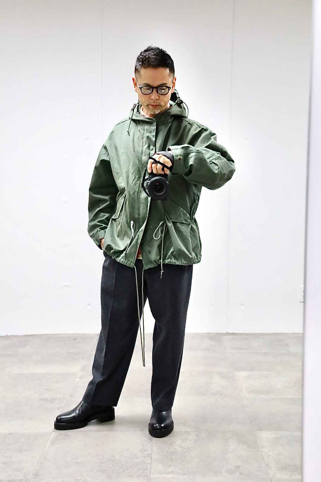 アプレッセ 2026 STYLE1 Vintage Silk Hoodie Jacket (26SAP-01-24)SAGE☆1月24日(土)発売！