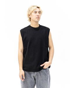 blurhms ROOTSTOCK ブラームスルーツストック 26SS Rough&Smooth Thermal Sleeveless(bROOTS26S15)Black☆3月27日(金)新作発売！