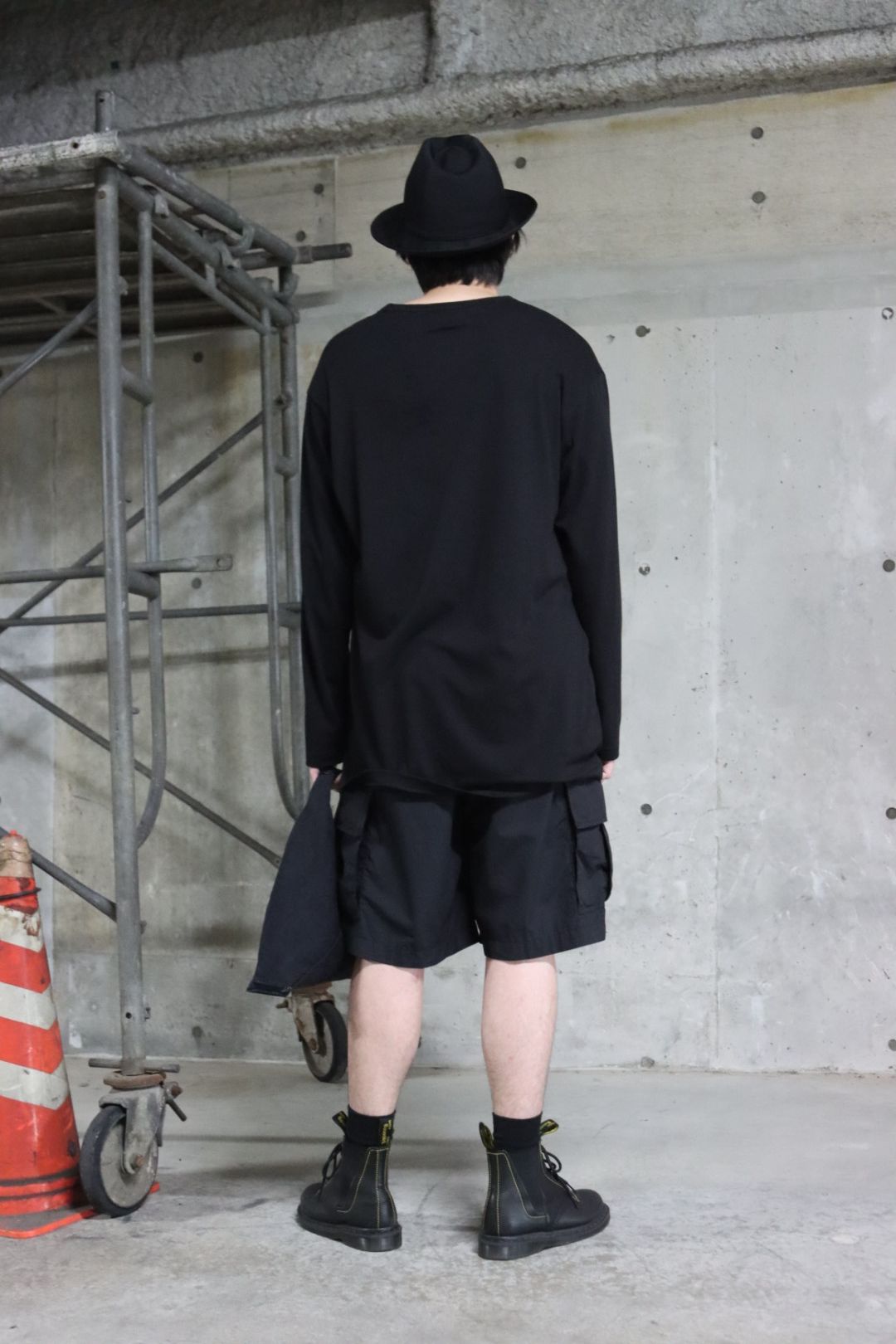 yohji yamamoto PRINT SWITCHING LONG SLEEVE style.2022.7.31