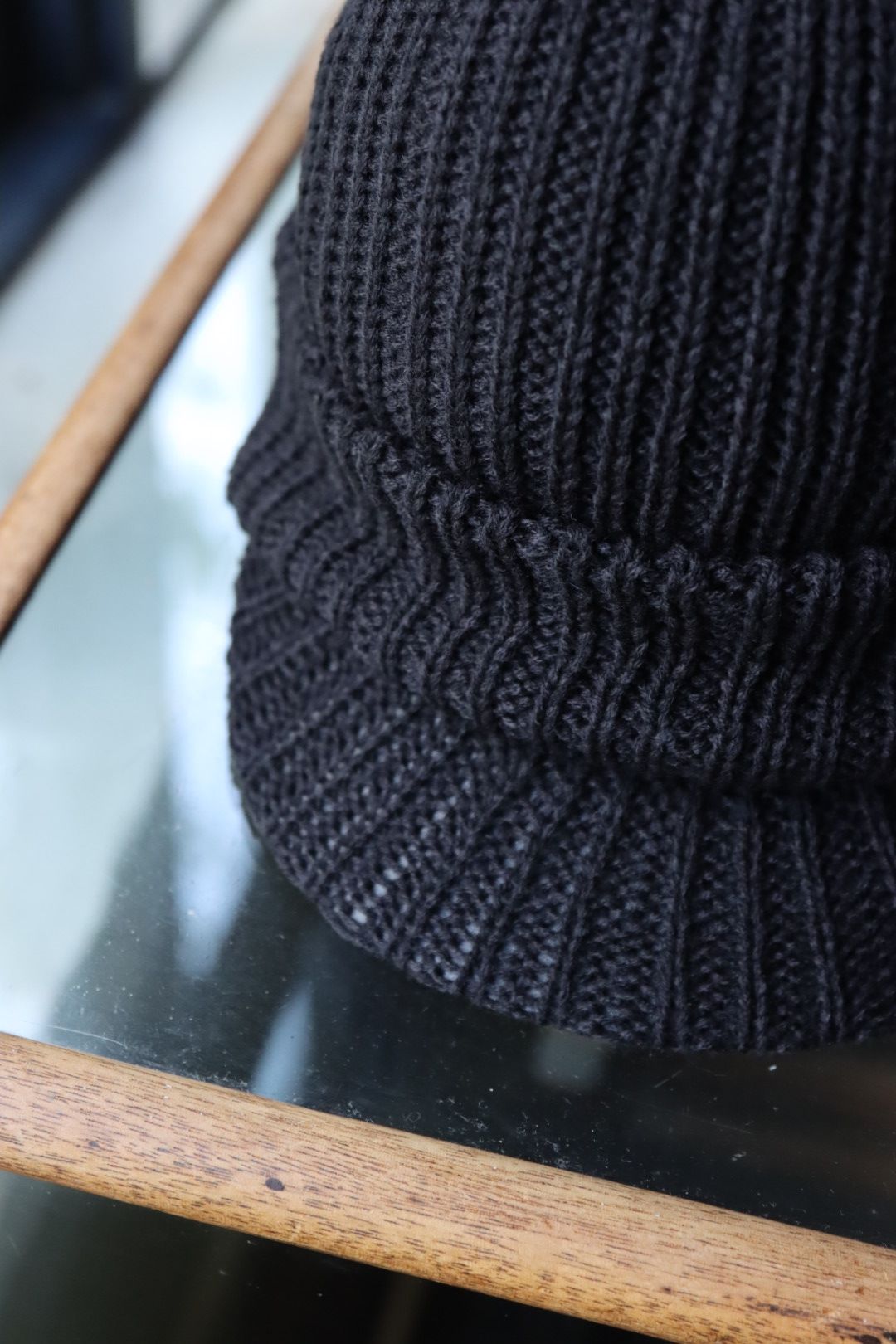 S.F.C 23FW BRIM KNIT CAP(SFCFW23AC03)Black