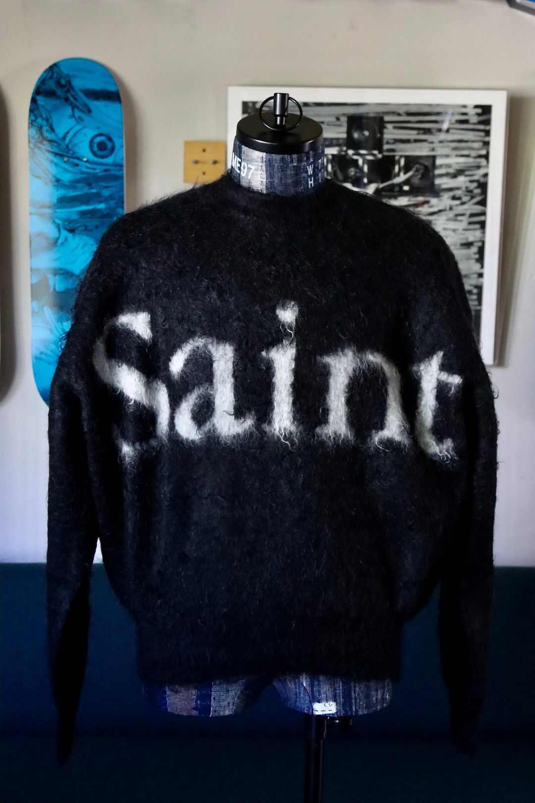 セントマイケル 23AWニット SAINT CREW NECK KNIT(SM-A23 ...