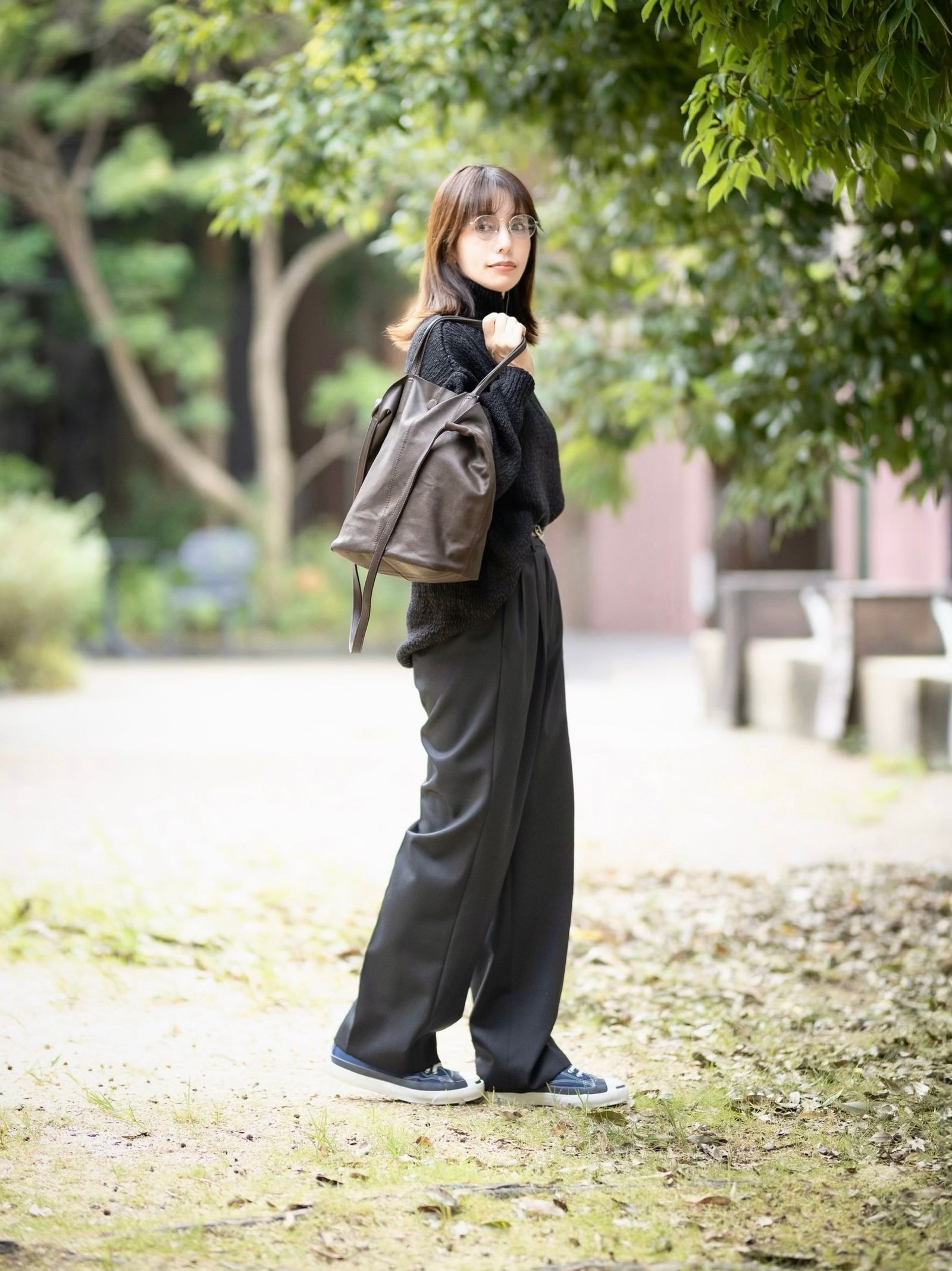 Morphee / モルフェトートバッグ 3WAY MIDIUM TOTE(LONG)DARK CHOCO☆再入荷！