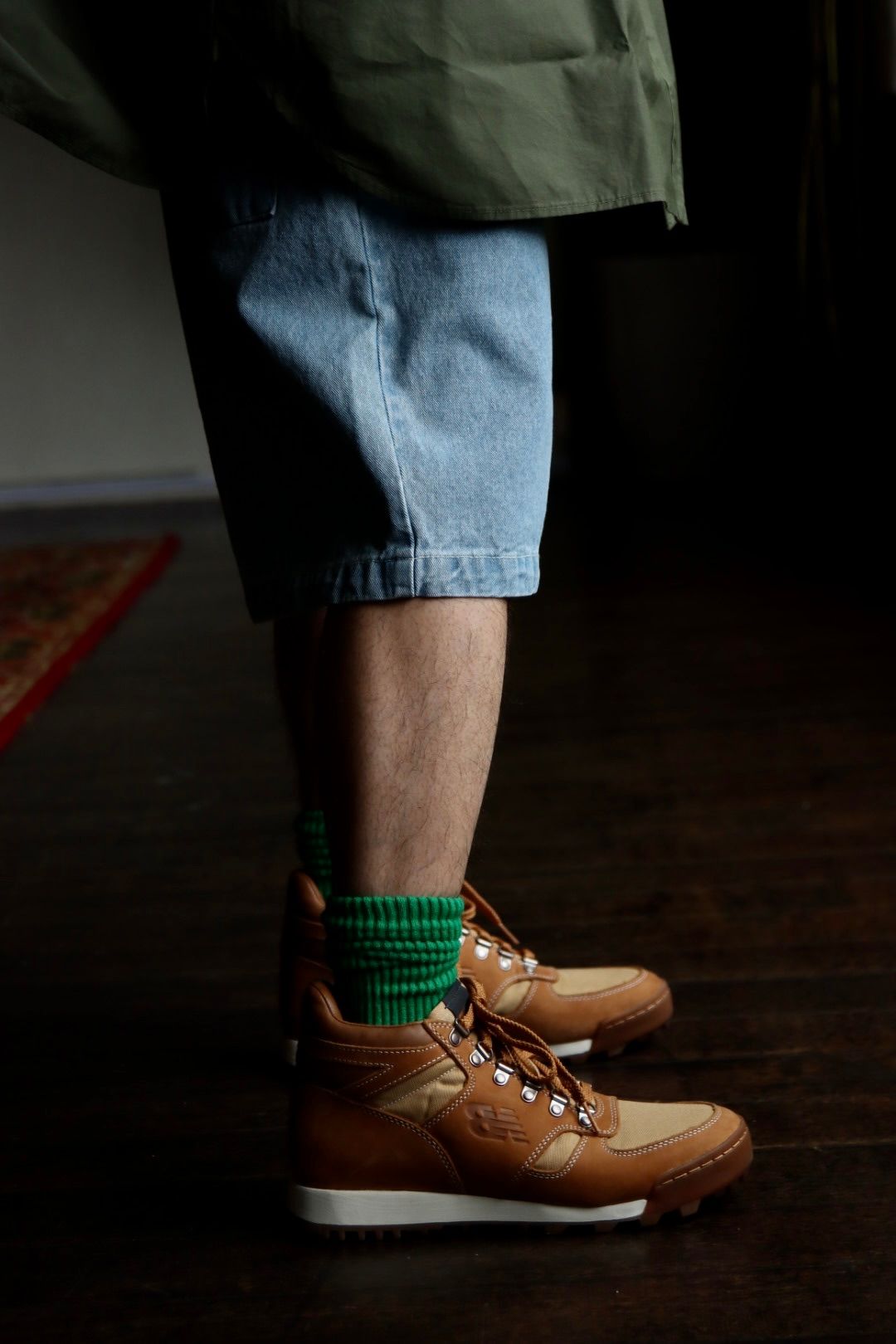 FreshService UTILITY S/S B.D SHIRT"GREEN"スタイル
