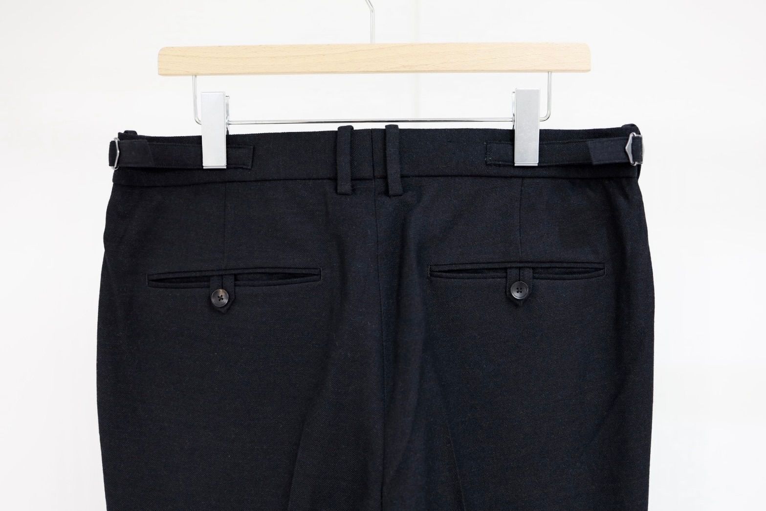 マーカ 26AW REGULAR FIT STRAIGHT TROUSERS(M26C10PT03C) CHAMBRAY BLACK☆新作発売！