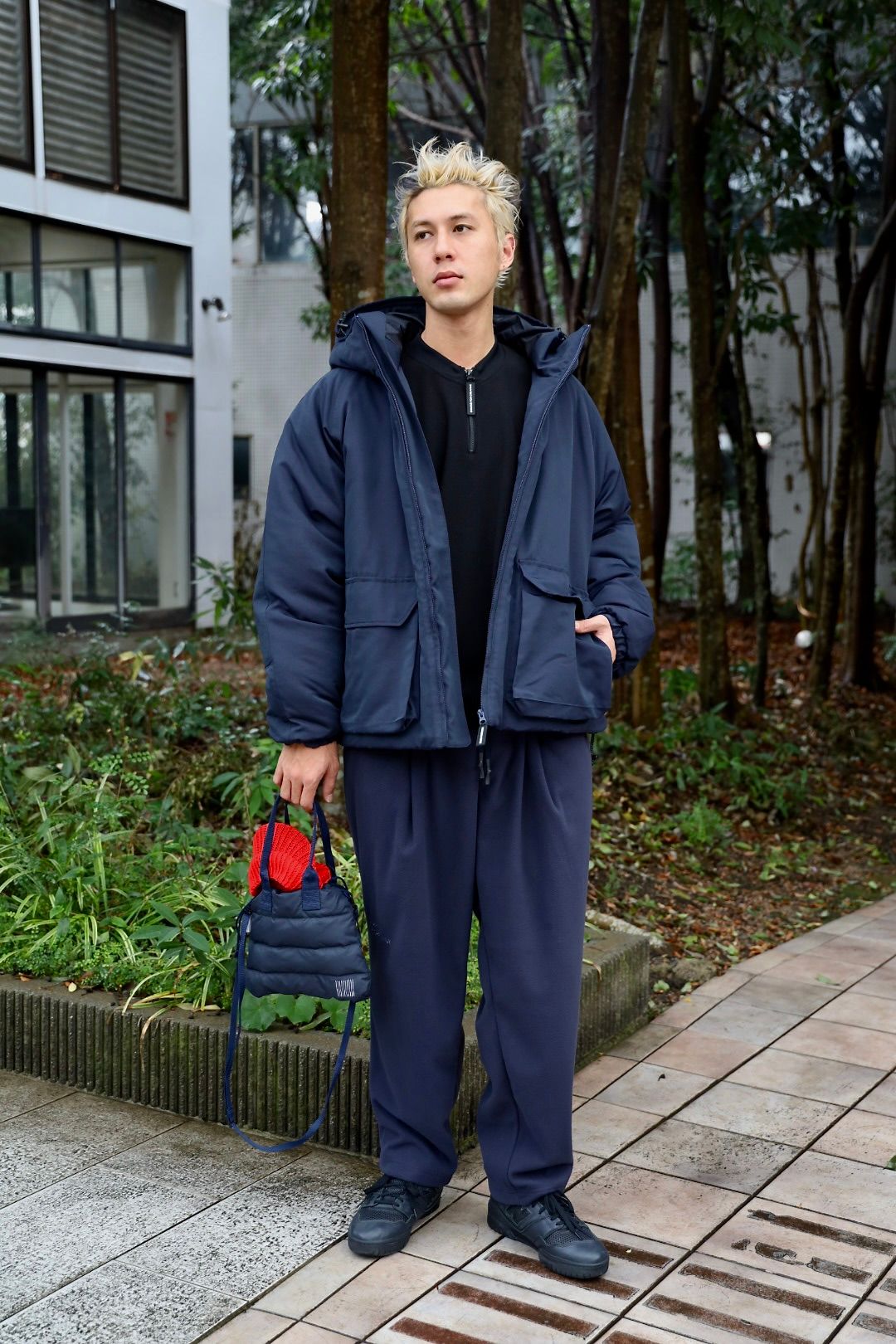 S.F.C 25FW SPOT エスエフシー FLEECE WIDE TAPERED EASY PANTS(SFCFW25P01SP)Navy☆12月20日(土)発売！