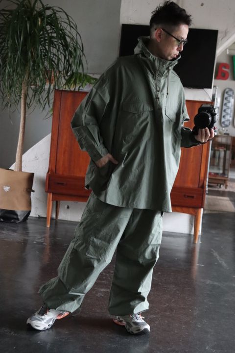 FreshService 22SS DOUBLE TYPEWRITER ANORAK"SAGE"style.2022.3.12.