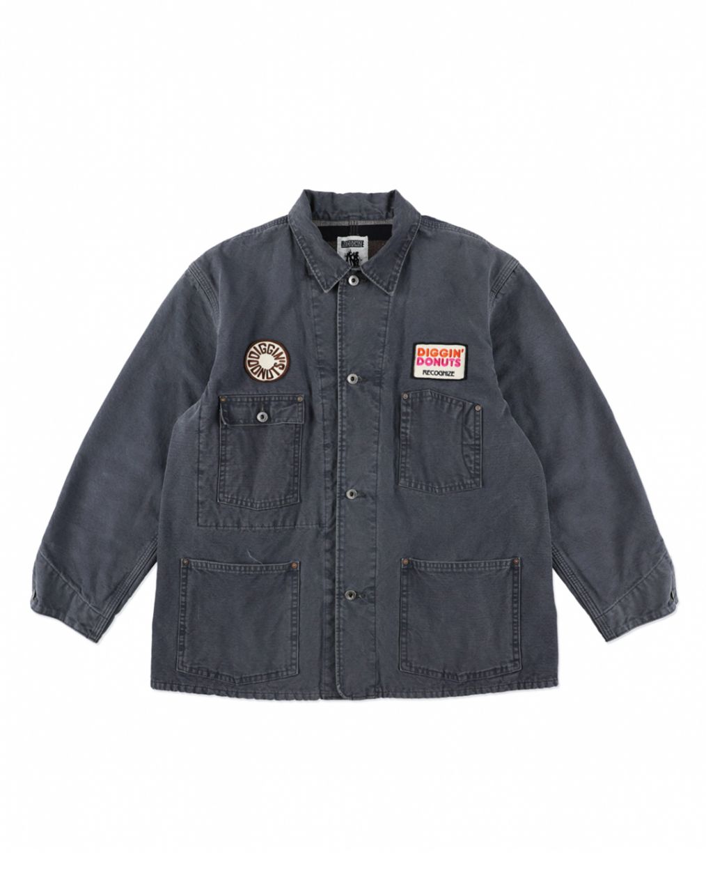 BOW WOW 25FWバウワウ  DIGGIN' DONUTS DUCK COVERALL AGED(BWRC252-DDDC) AGED NAVY★10月18日(土)発売！