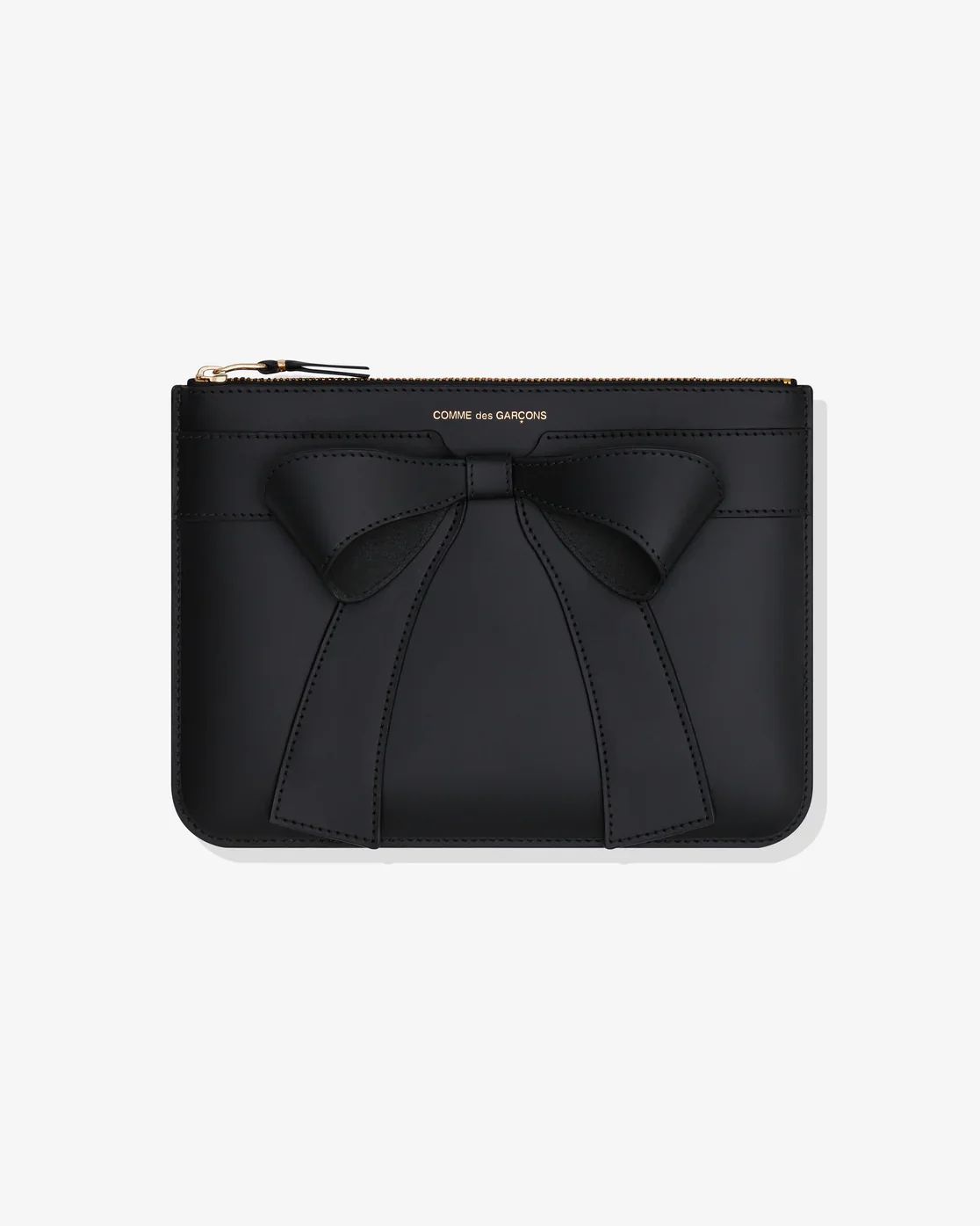 コムデギャルソン 財布 Big Bow Zip Pouch Large(8Z-O510-051)Black☆7月10日発売！