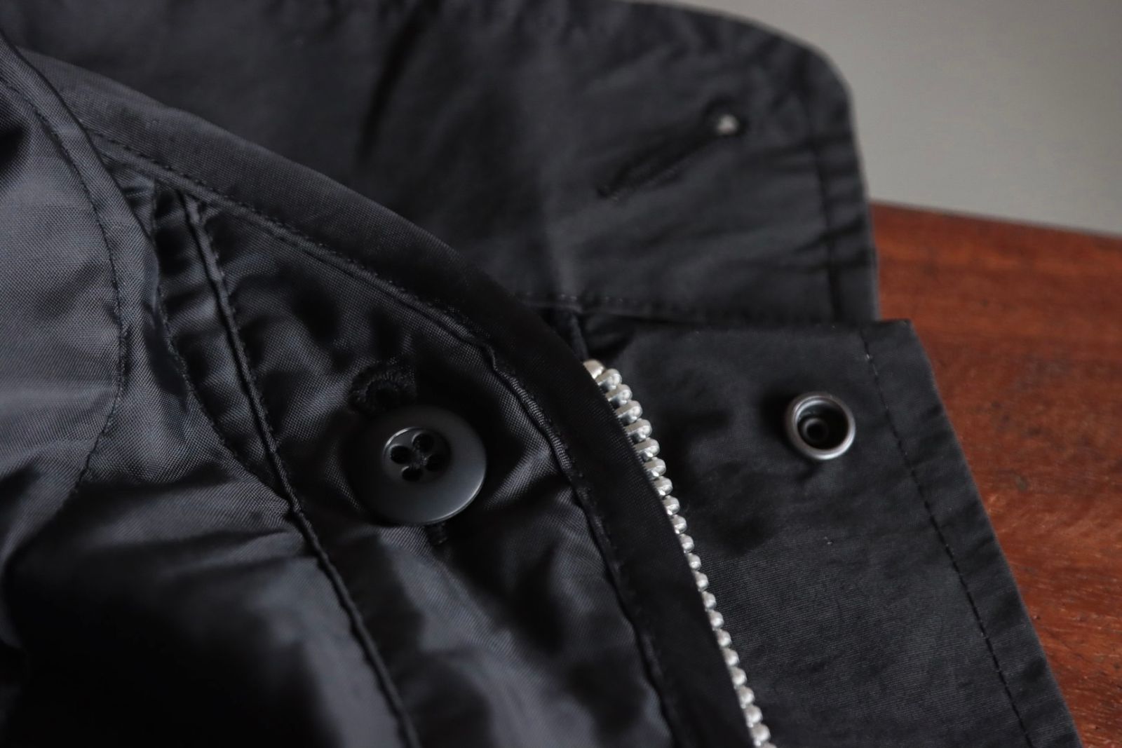 ヨーク 25FW Connected Military Blouson(YK25FW01023B)BLACK