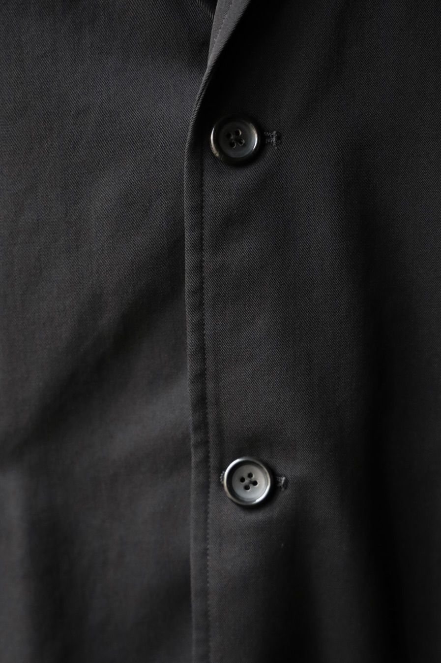 グラフペーパー 25AW Fulled Wool Gabardine Oversized Jacket(GM253-20325)BLACK