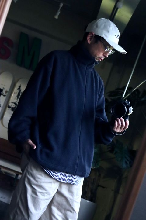 FreshService POLARTEC FLEECE STAND COLLAR BLOUSON"NAVY"スタイル