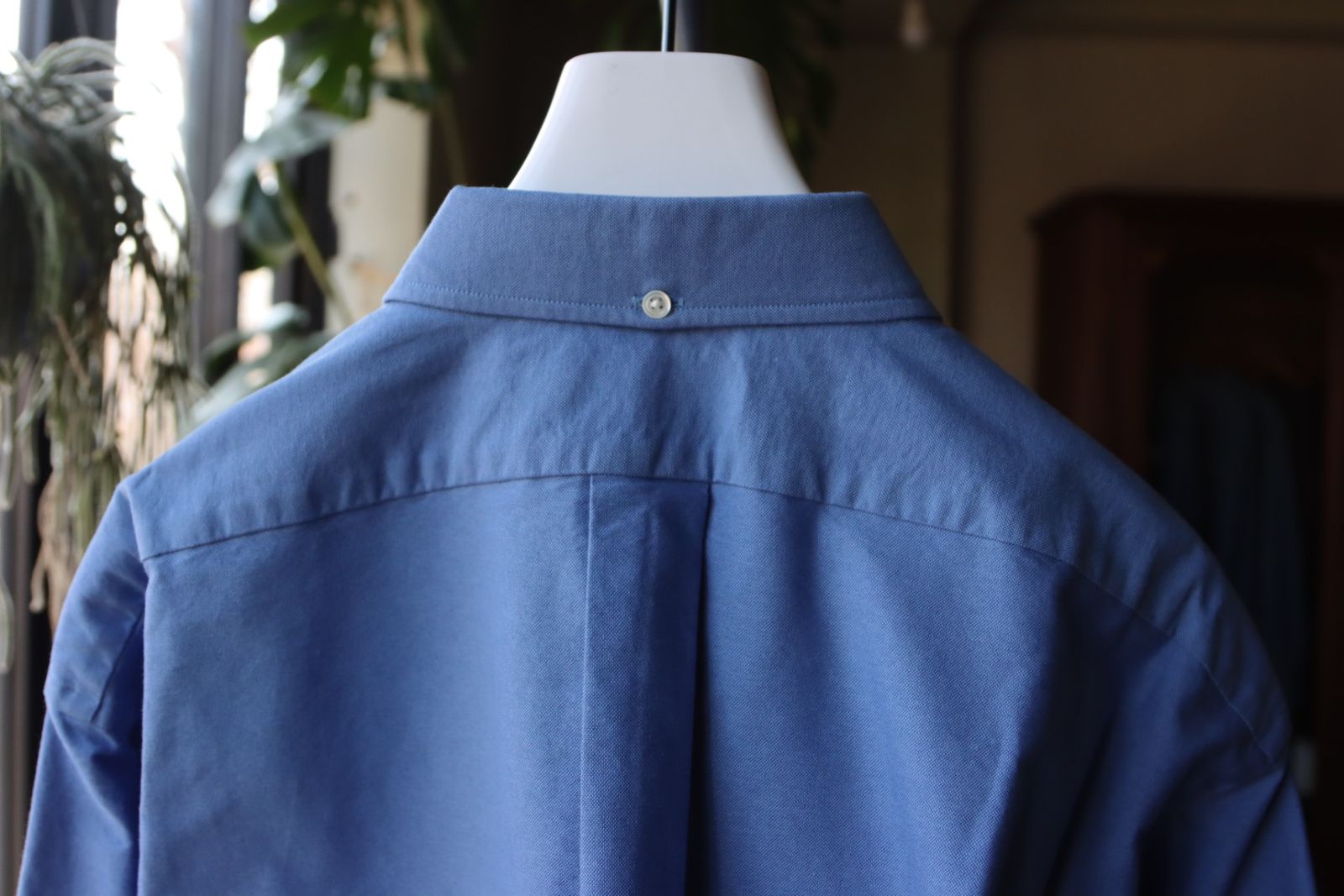 グラフペーパー24SS Oxford L/S B.D Box Shirt (GM241-50020B) SAX