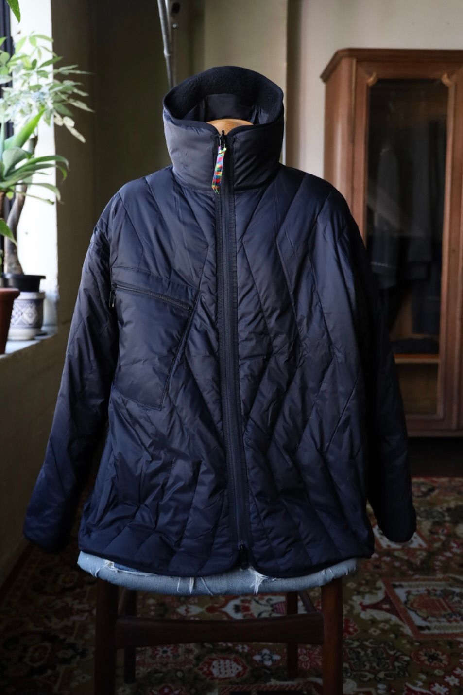 イズネス 25AW REVERSIBLE FLEECE DOWN JACKET is-ness×TAION (25AW_34_1007AWDOWNJK01)BLACK☆新作発売！