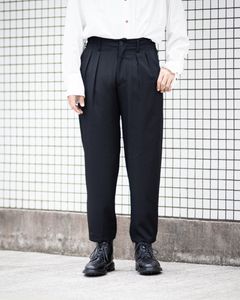 Yohji Yamamoto 2タックスーツパンツ(HW-P50-100)BLACK☆