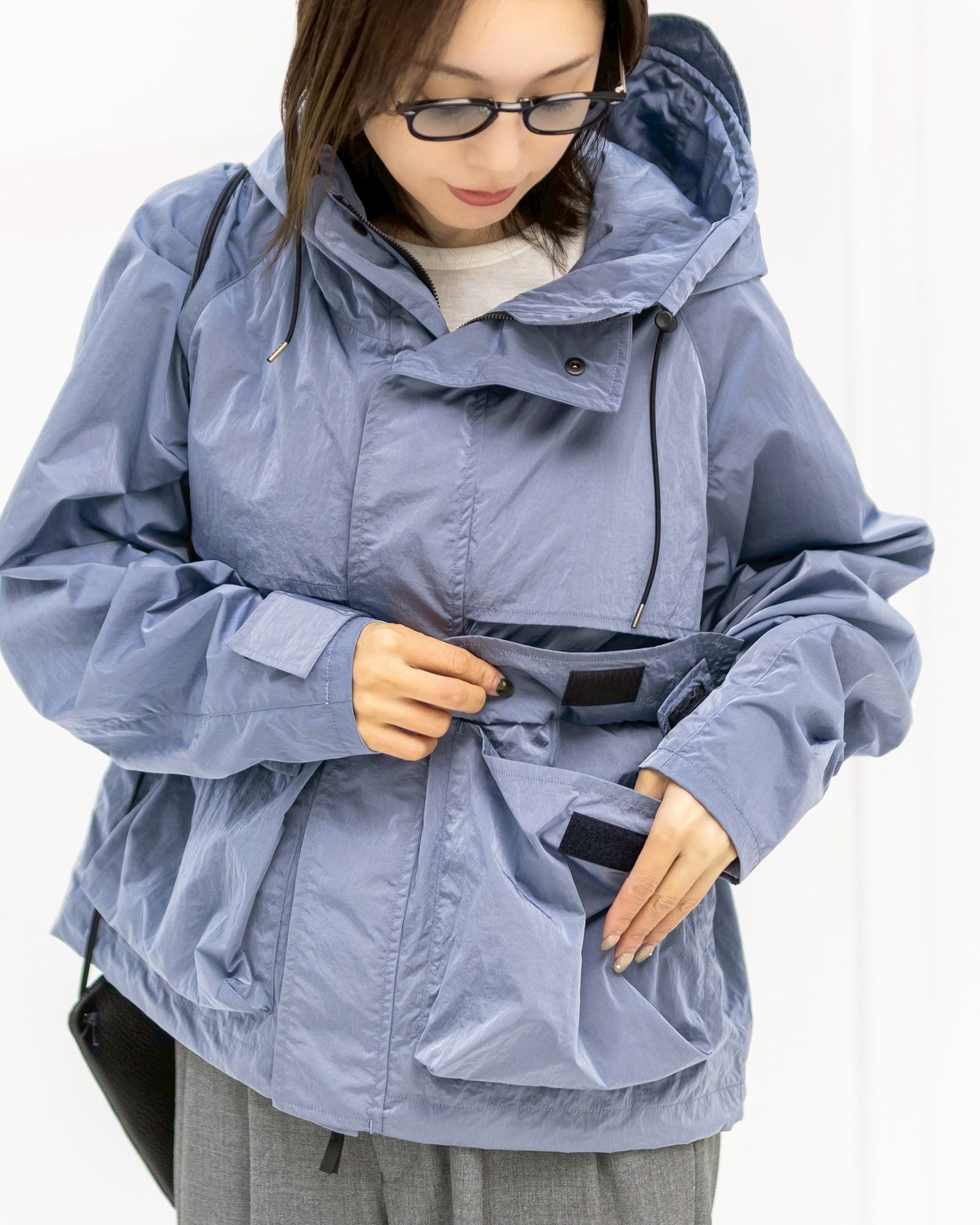 marka / FIELD PARKA -RECYCLED NYLON CHAMBRAY TAFFETA- style 2025.12.27