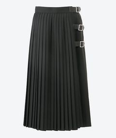 tao 26FW エステルツイルプリーツスカート(TR-S020-051-1)BLACK☆8月7日(金)発売！